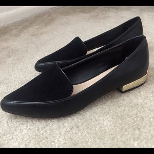Aldo Suede Leather Heeled Flats Loafers